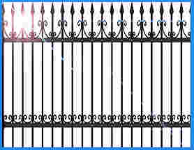 pvc coated security fence