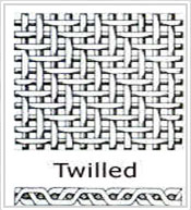twilled weave