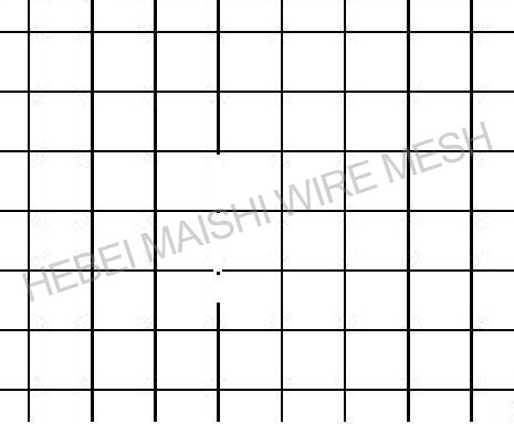 Stainless steel woven wire mesh, WIRE-BROKEN