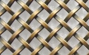 diagonal decorative mesh